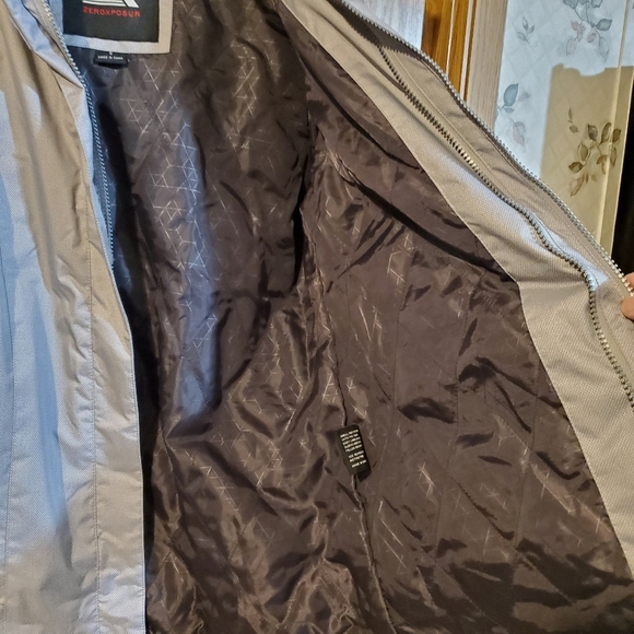 Zeroexposur outer shell jacket polyester gray size S - Picture 9 of 13